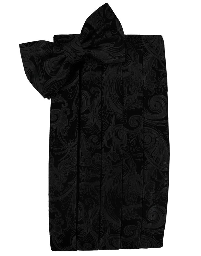 Black Tapestry Cummerbund - Tuxedo Club