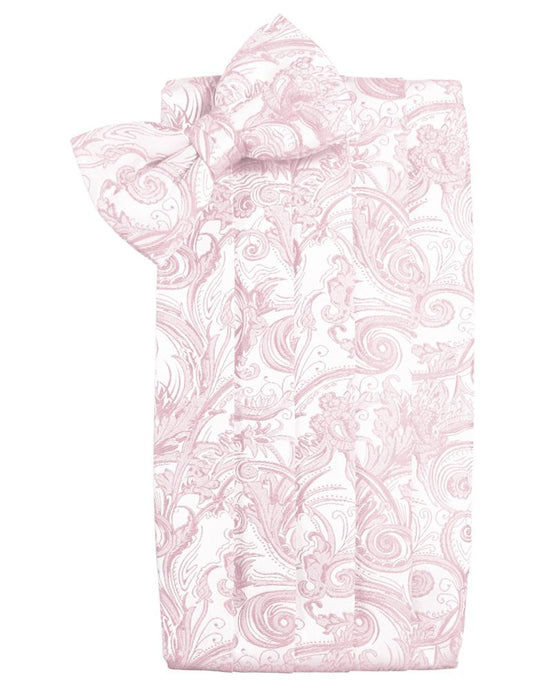 Blush Tapestry Cummerbund - Tuxedo Club