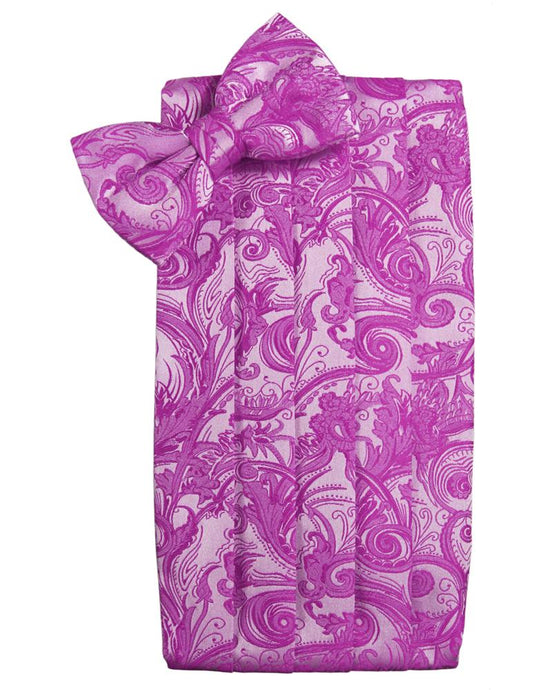 Fuchsia Tapestry Cummerbund - Tuxedo Club