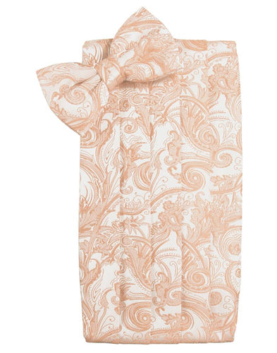 Peach Tapestry Cummerbund - Tuxedo Club