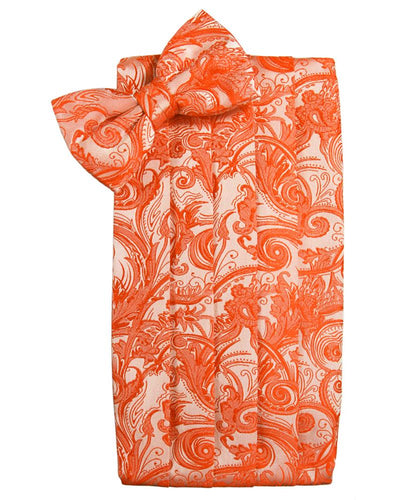 Persimmon Tapestry Cummerbund - Tuxedo Club