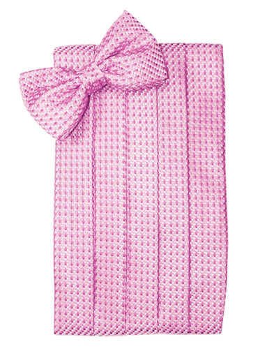 Bubblegum Venetian Cummerbund - Tuxedo Club