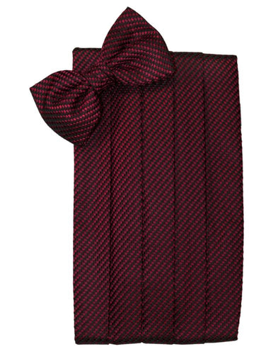 Wine Venetian Cummerbund - Tuxedo Club