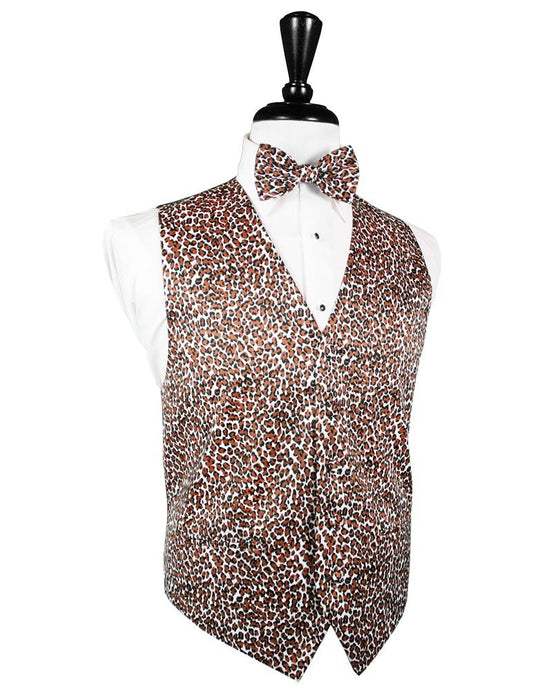 Leopard Print Vest - Tuxedo Club