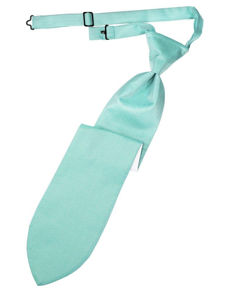 Pool Herringbone Long Tie - Tuxedo Club