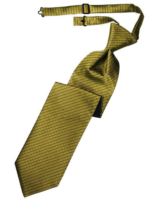 Gold Palermo Long Tie - Tuxedo Club