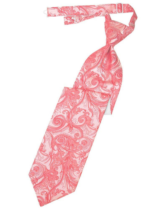 Guava Tapestry Long Tie - Tuxedo Club