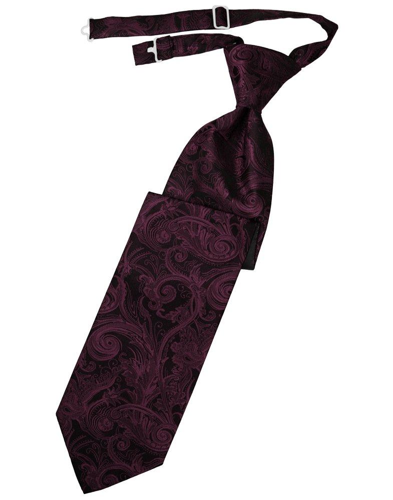 Wine Tapestry Long Tie - Tuxedo Club