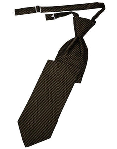 Chocolate Venetian Long Tie - Tuxedo Club