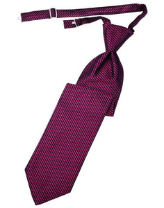 Fuchsia Venetian Long Tie - Tuxedo Club