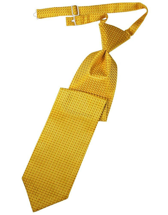 Gold Venetian Long Tie - Tuxedo Club
