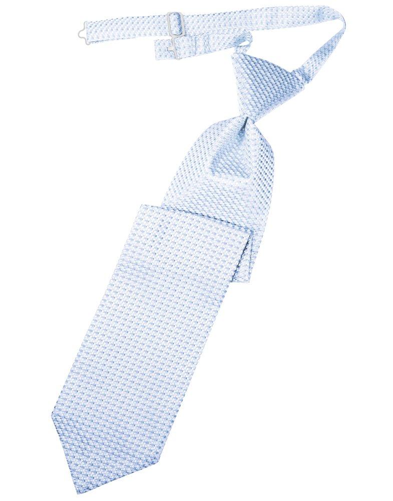 Powder Blue Venetian Long Tie - Tuxedo Club