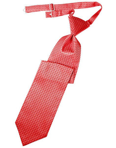Red Venetian Long Tie - Tuxedo Club