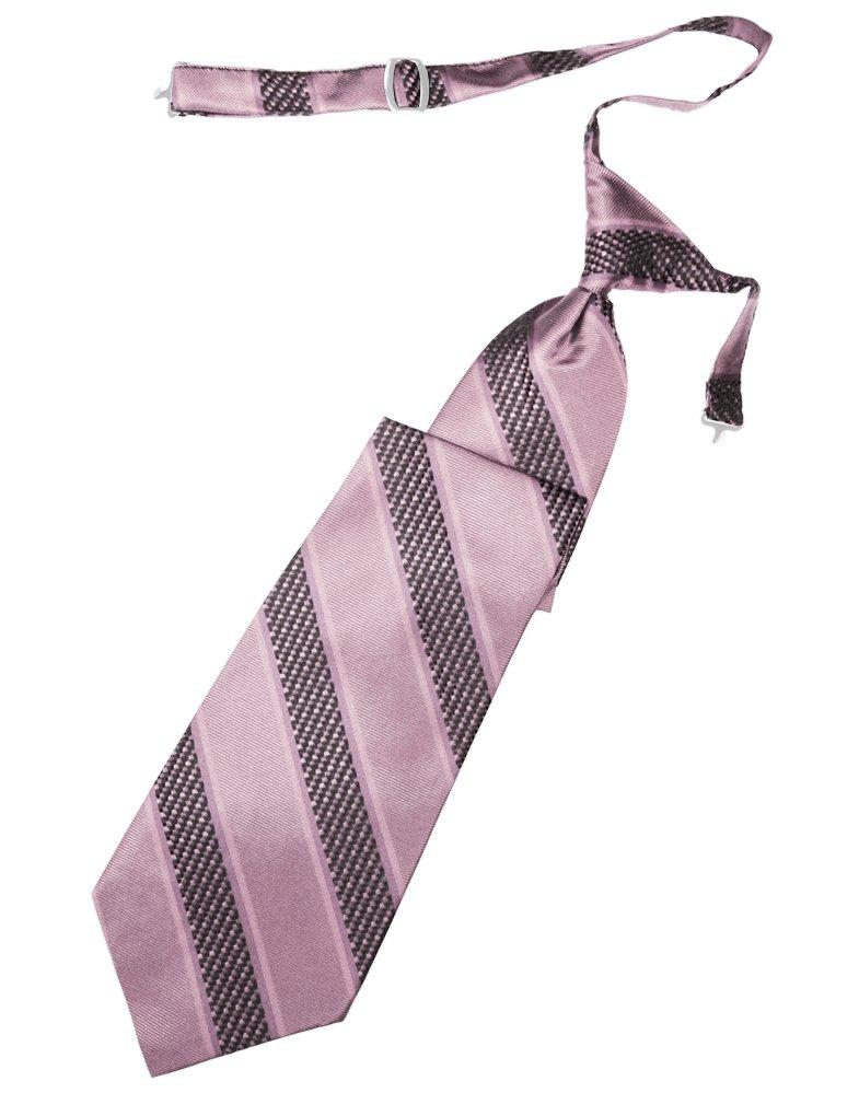 Heather Venetian Stripe Long Tie - Tuxedo Club