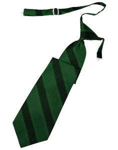 Hunter Venetian Stripe Long Tie - Tuxedo Club