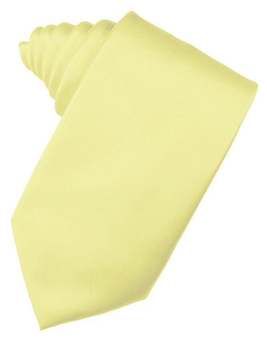 Banana Solid Satin Suit Tie - Tuxedo Club