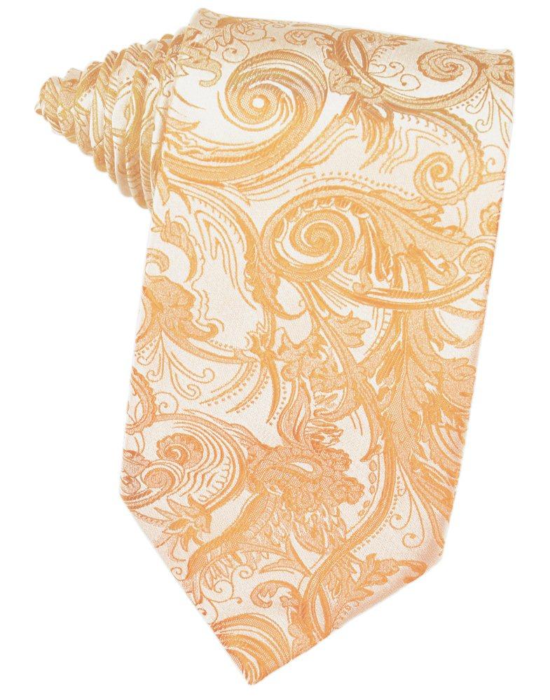 Apricot Tapestry Suit Tie - Tuxedo Club
