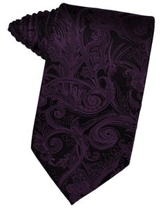 Berry Tapestry Suit Tie - Tuxedo Club