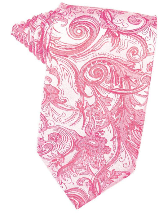 Bubblegum Tapestry Suit Tie - Tuxedo Club