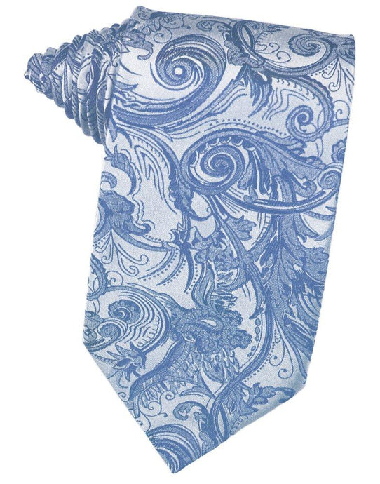 Periwinkle Tapestry Suit Tie - Tuxedo Club
