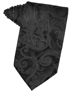 Pewter Tapestry Suit Tie - Tuxedo Club