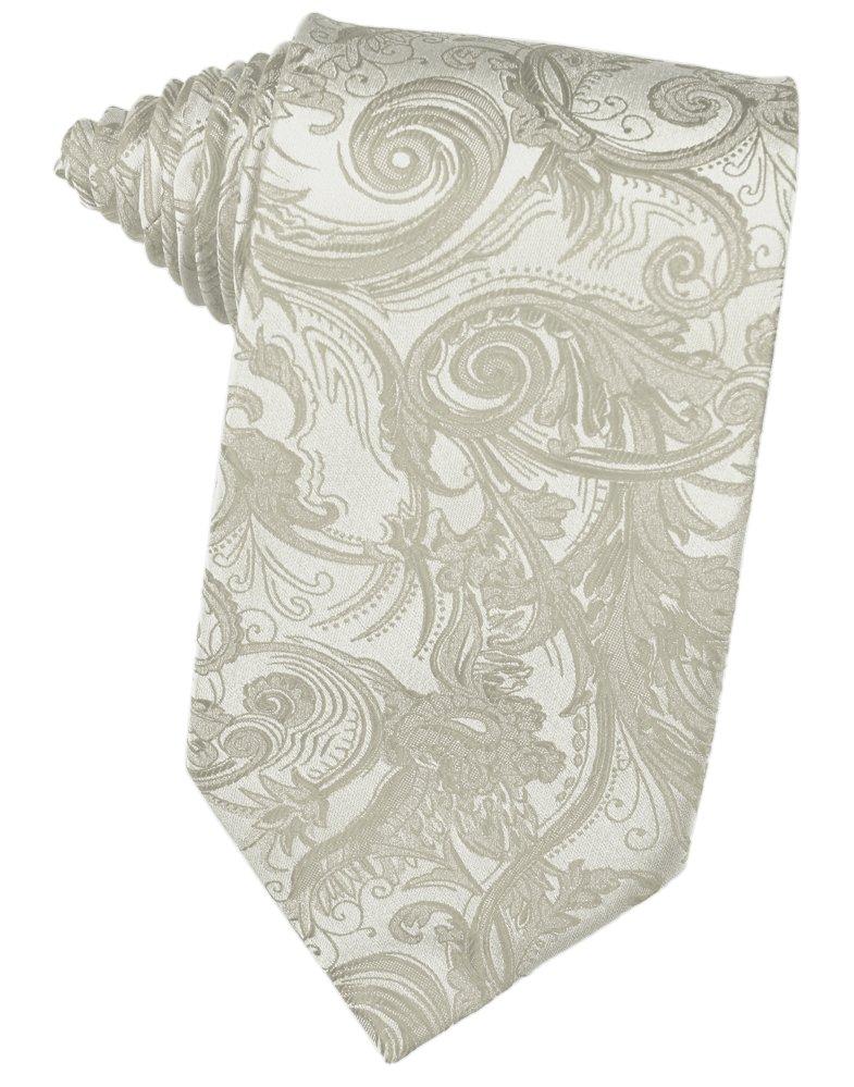 Platinum Tapestry Suit Tie - Tuxedo Club