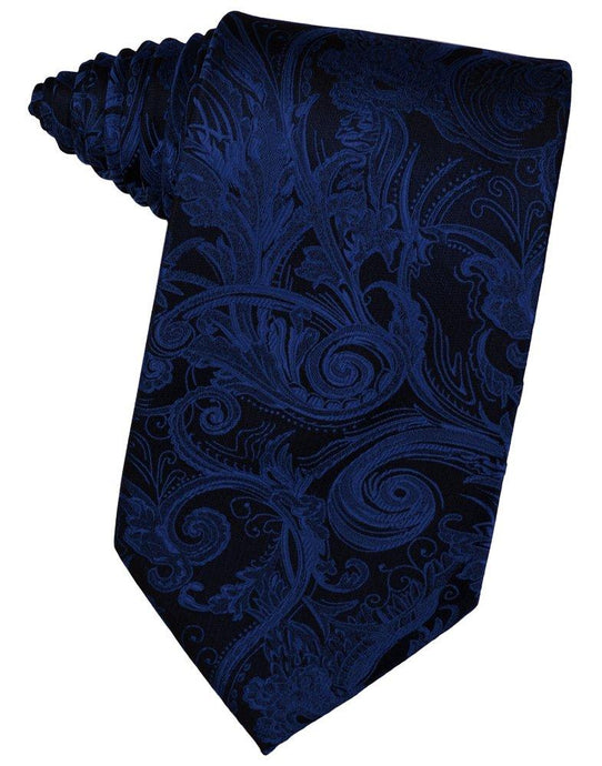 Royal Blue Tapestry Suit Tie - Tuxedo Club