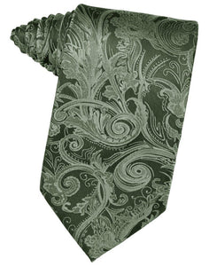 Sage Tapestry Suit Tie - Tuxedo Club