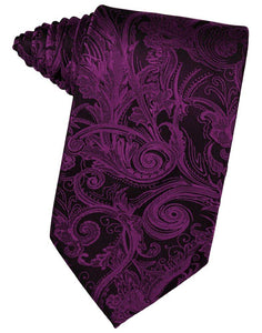 Sangria Tapestry Suit Tie - Tuxedo Club