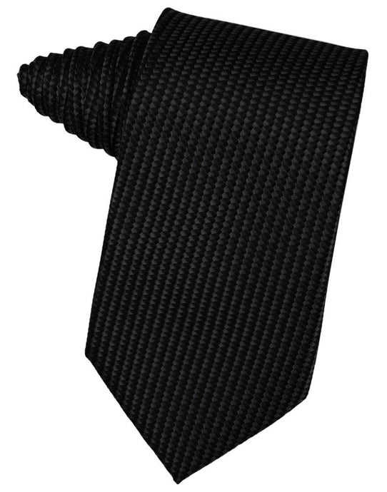 Black Venetian Suit Tie - Tuxedo Club