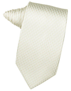 Ivory Venetian Suit Tie - Tuxedo Club