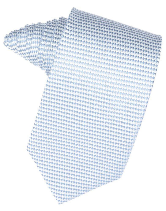 Powder Blue Venetian Suit Tie - Tuxedo Club