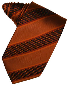 Autumn Venetian Stripe Suit Tie - Tuxedo Club