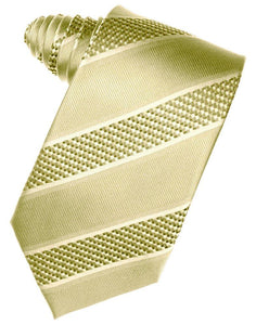 Honeymint Venetian Stripe Suit Tie - Tuxedo Club