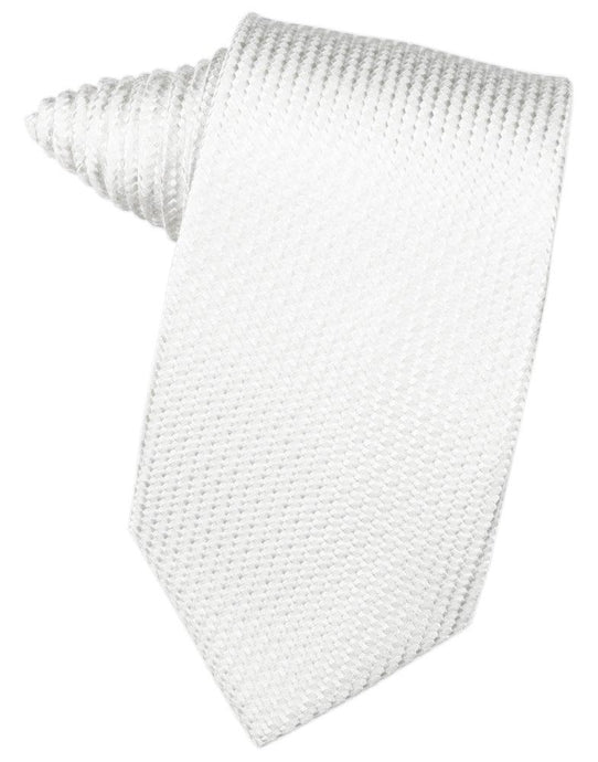White Venetian Suit Tie - Tuxedo Club