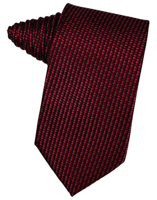 Wine Venetian Suit Tie - Tuxedo Club