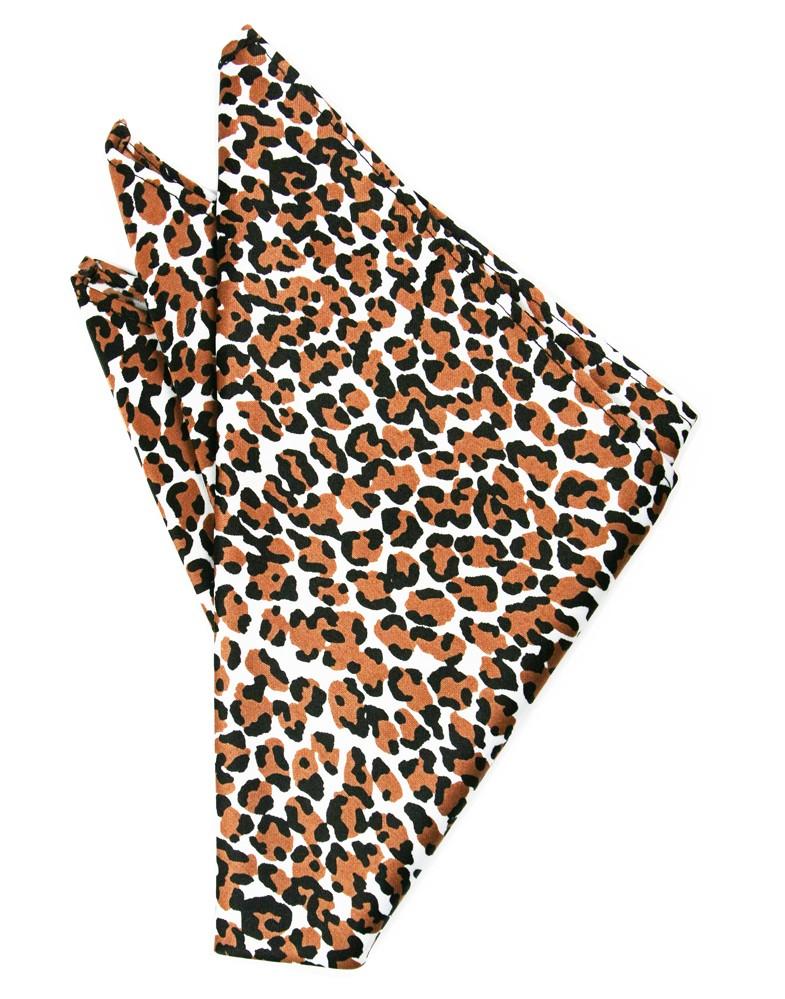 Leopard Print Pocket Square - Tuxedo Club