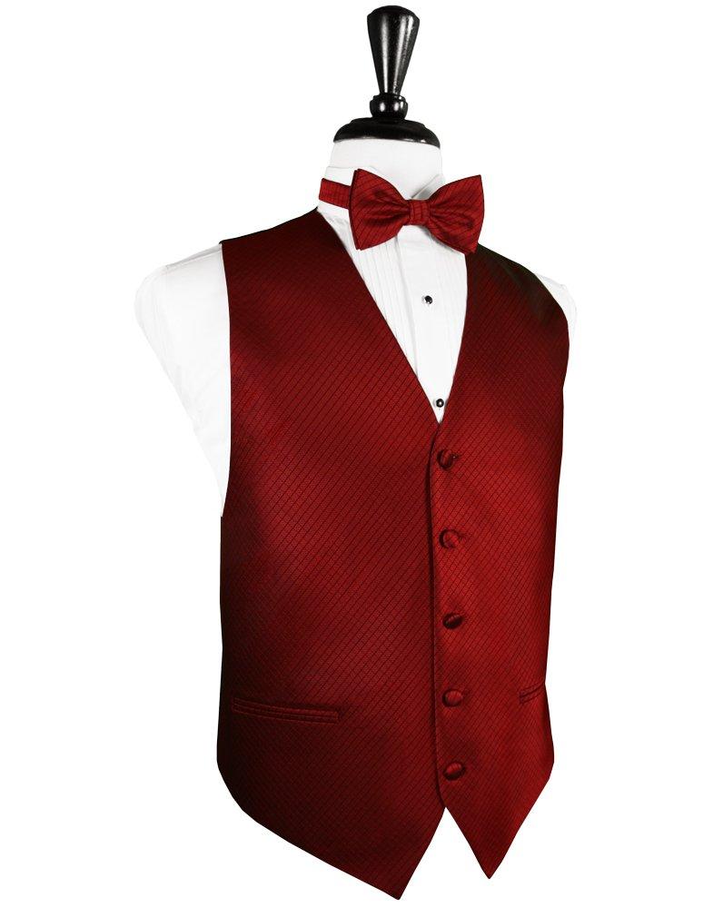 Claret Palermo Tuxedo Vest - Tuxedo Club