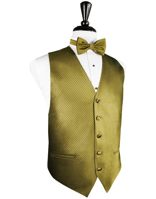 Gold Palermo Tuxedo Vest - Tuxedo Club