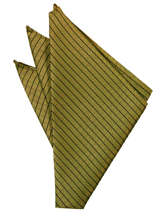 Gold Palermo Pocket Square - Tuxedo Club