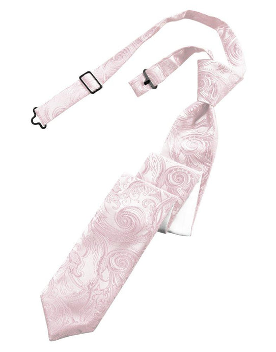 Blush Tapestry Skinny Tie - Tuxedo Club