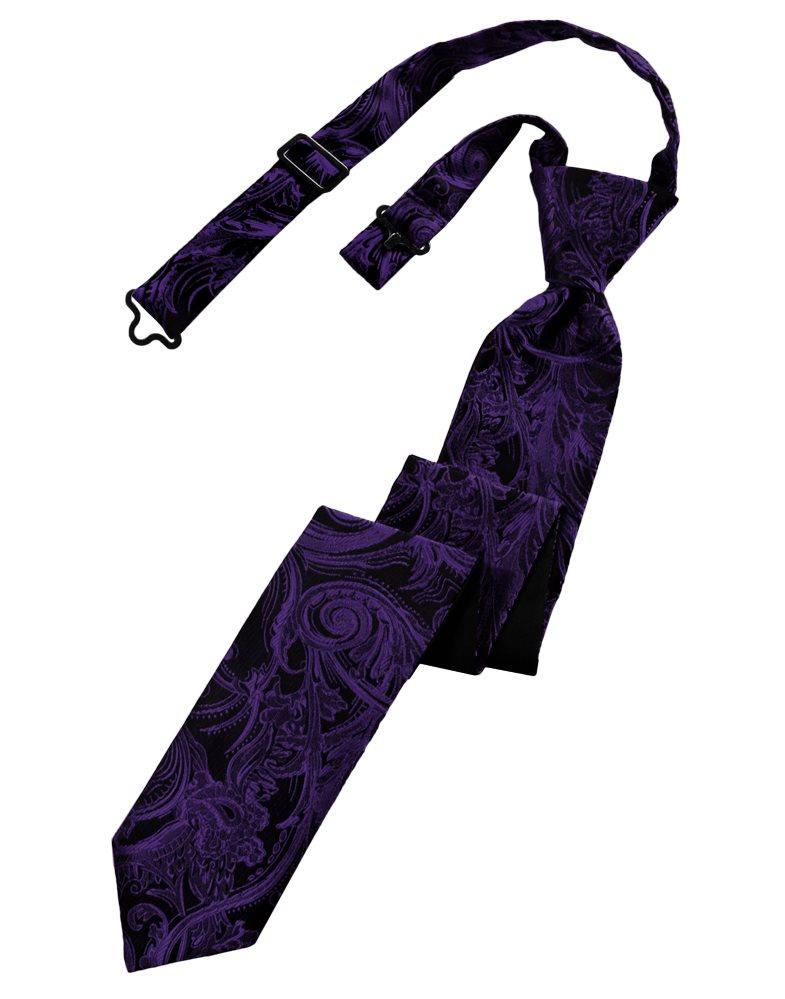 Purple Tapestry Skinny Tie - Tuxedo Club