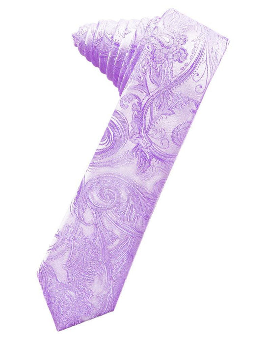 Wisteria Tapestry Skinny Suit Tie - Tuxedo Club