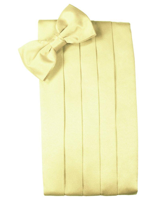 Banana Solid Satin Cummerbund - Tuxedo Club