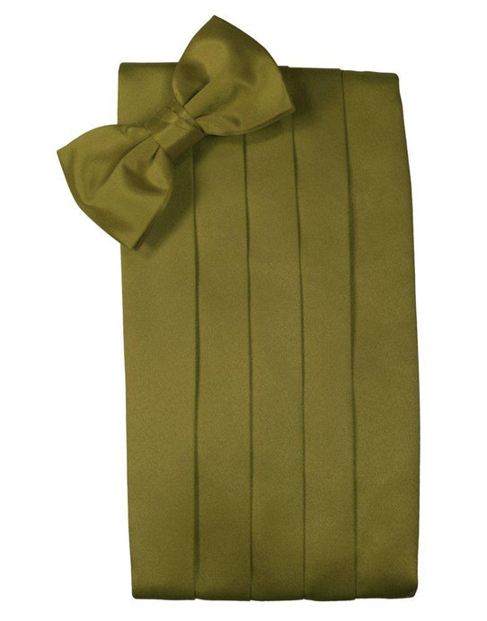 Fern Solid Satin Cummerbund - Tuxedo Club