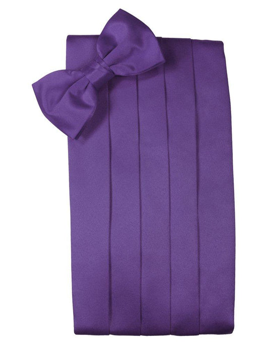 Freesia Solid Satin Cummerbund - Tuxedo Club