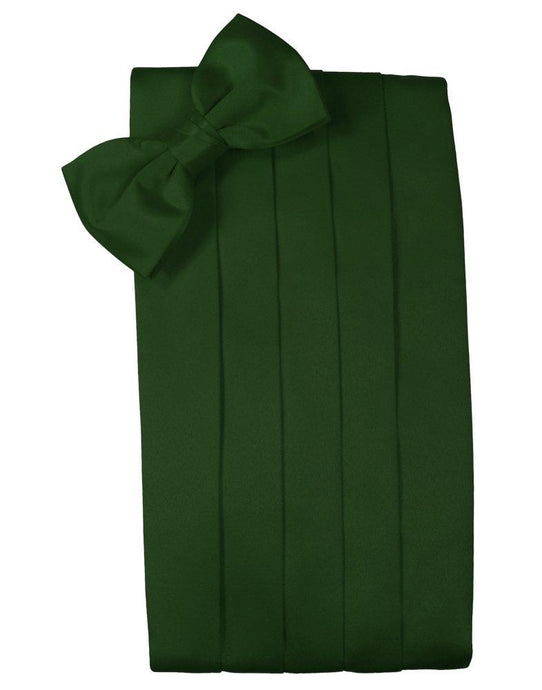 Hunter Solid Satin Cummerbund - Tuxedo Club