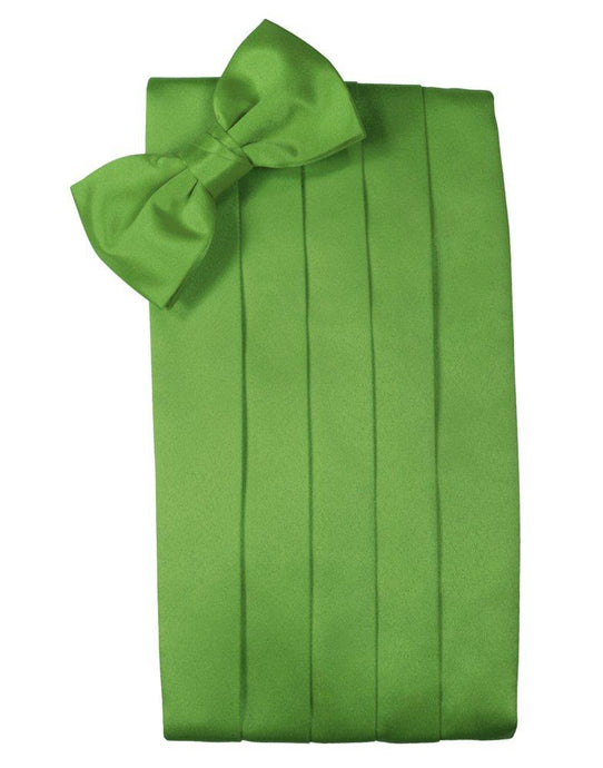 Kelly Solid Satin Cummerbund - Tuxedo Club