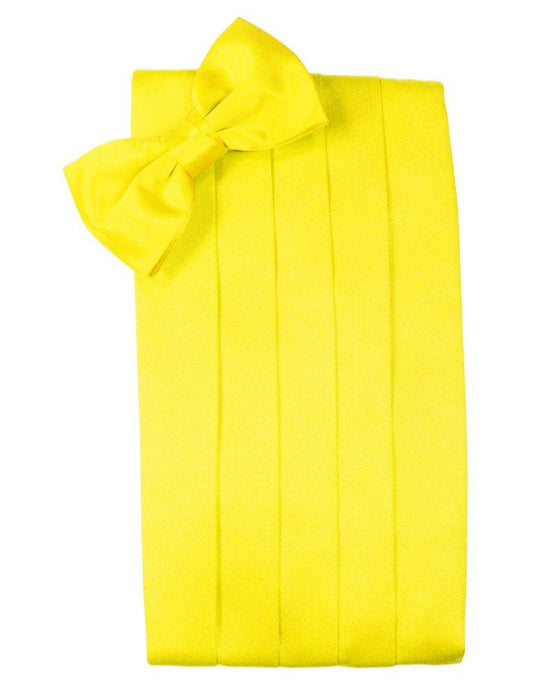 Sunbeam Solid Satin Cummerbund - Tuxedo Club