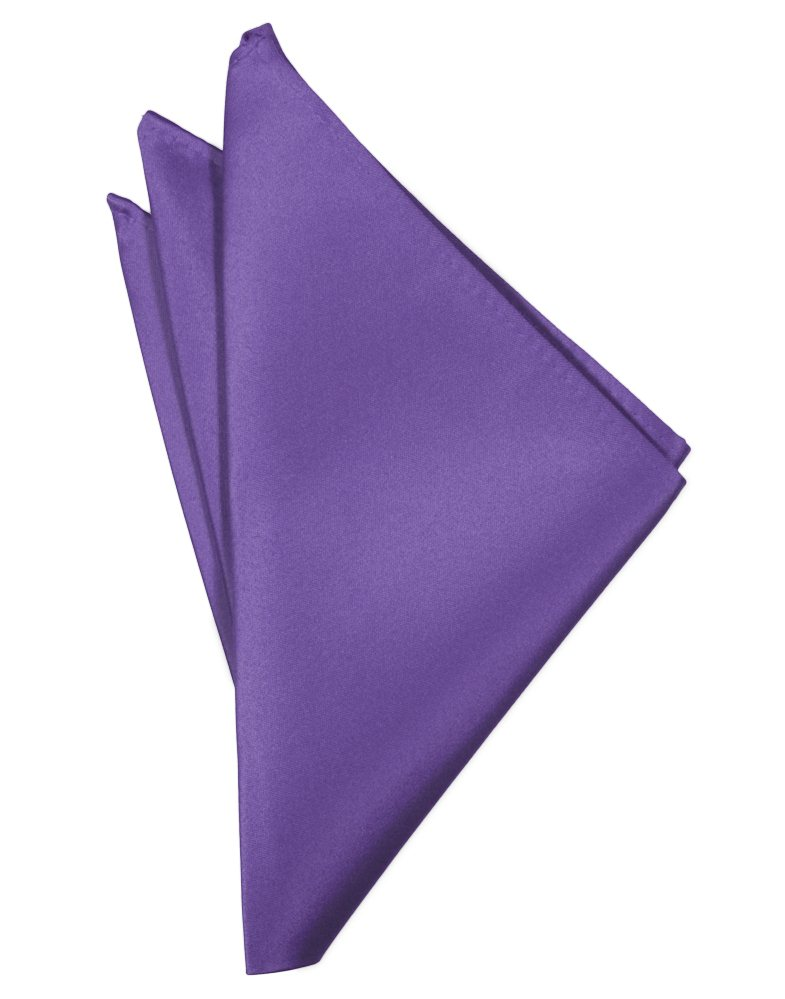 Freesia Solid Satin Pocket Square - Tuxedo Club